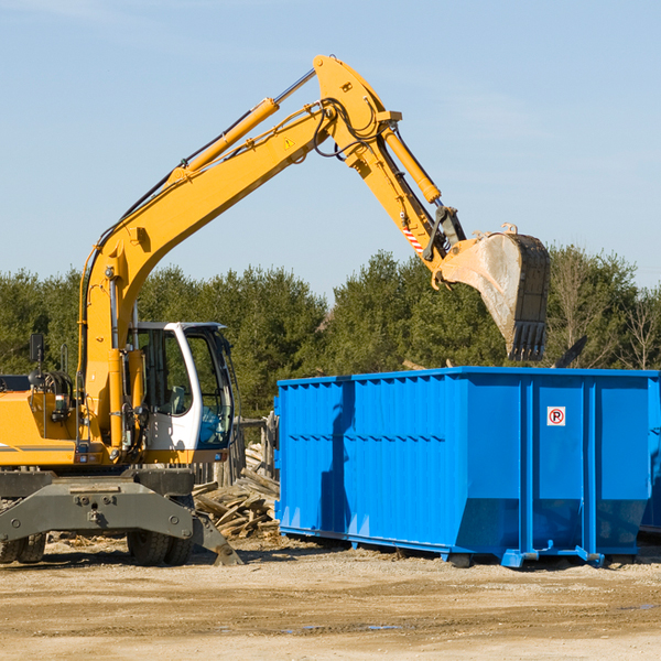 how does a residential dumpster rental service work in Nelson